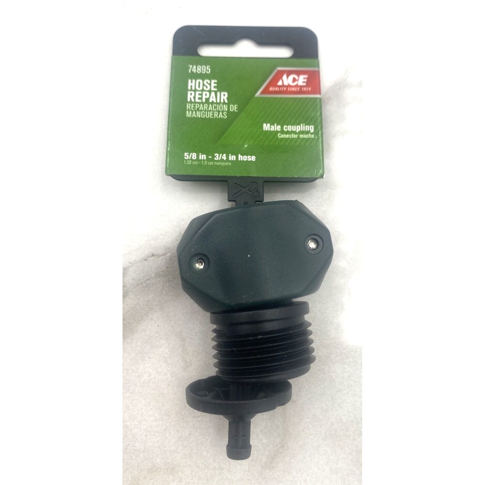 Ace Threaded Male Hose Repair Clamp Nylon/ABS 5/8" x 3/4" 74895